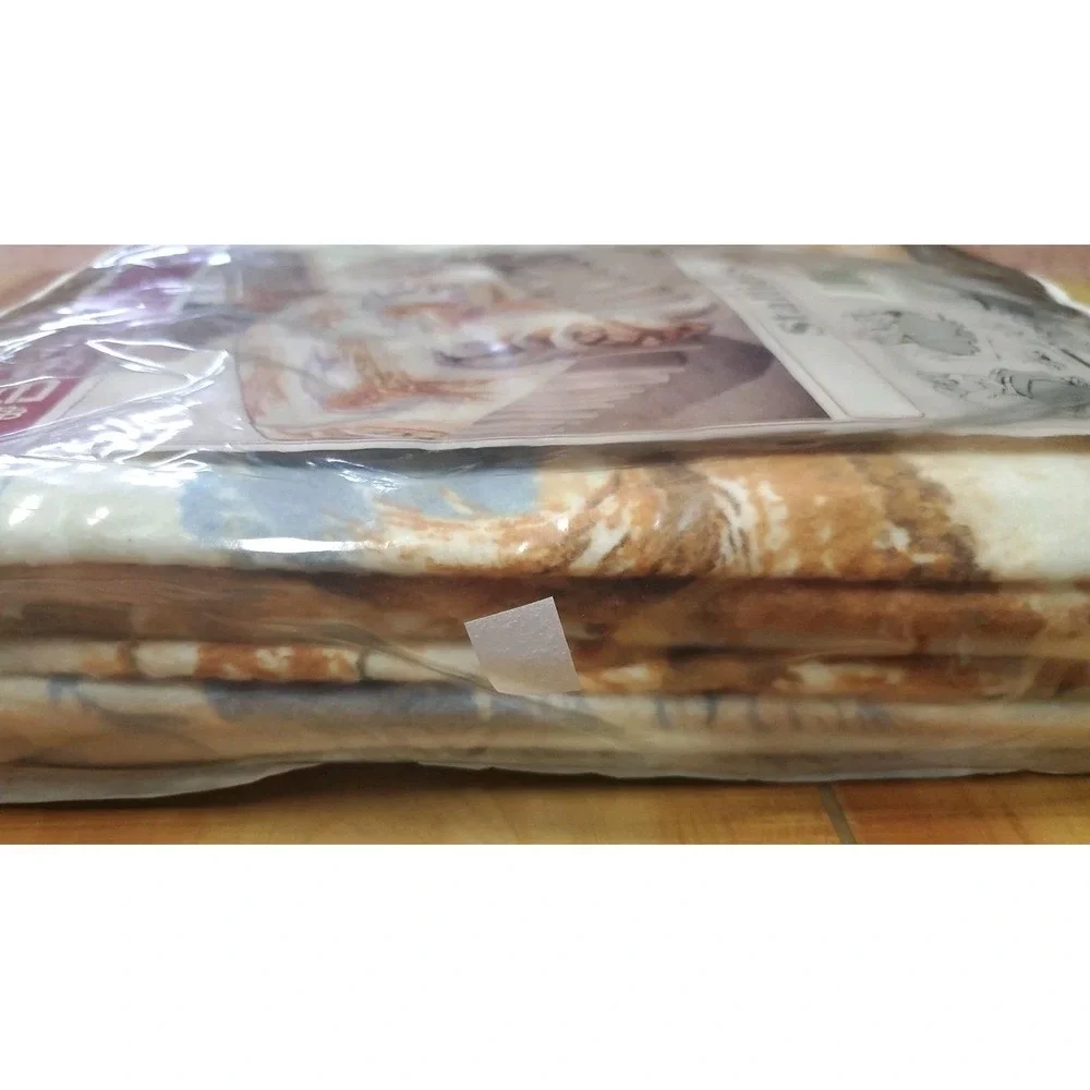 BEACON Stallions All Purpose Blanket‎ Twin Full 73x90 Western Horses Made In USA